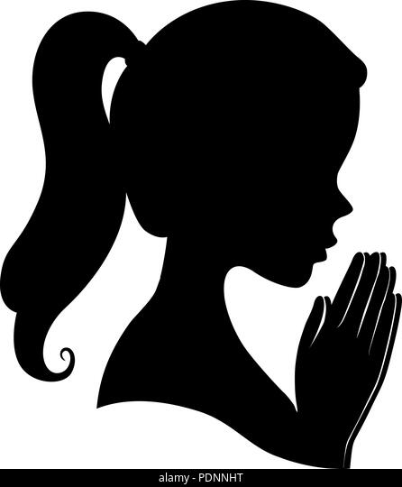 Detail Woman Praying Silhouette Png Nomer 11