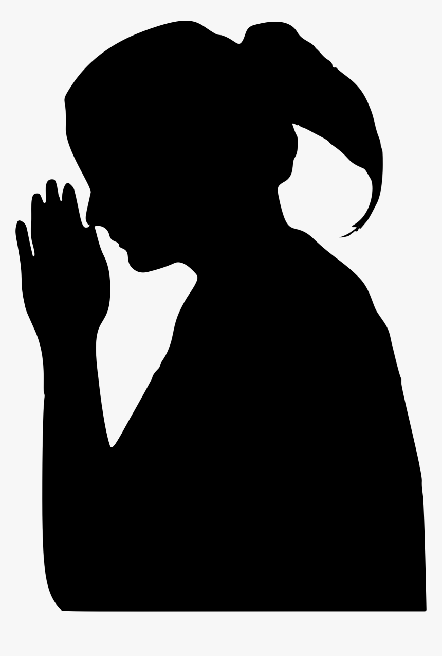 Detail Woman Praying Silhouette Png Nomer 5
