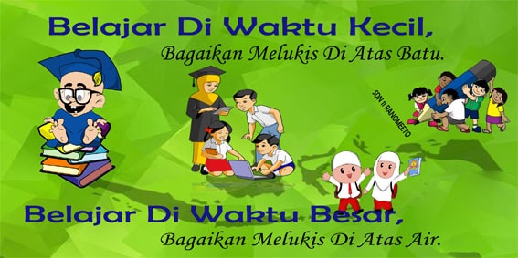 Detail Slogan Pendidikan Sekolah Dasar Nomer 9