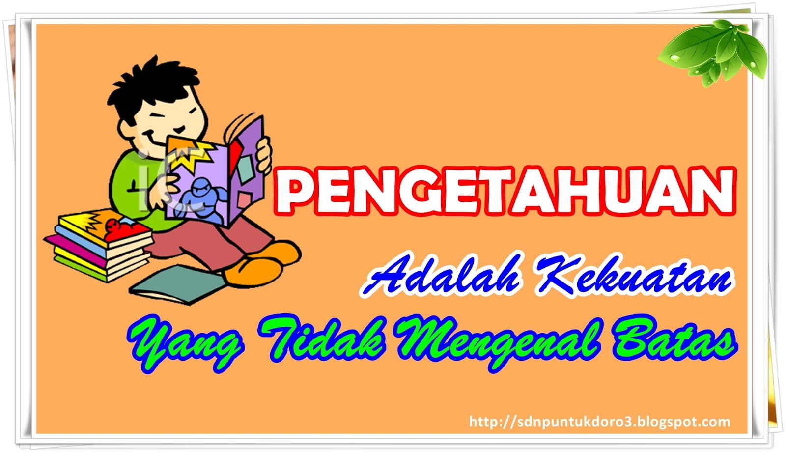 Detail Slogan Pendidikan Sekolah Dasar Nomer 3