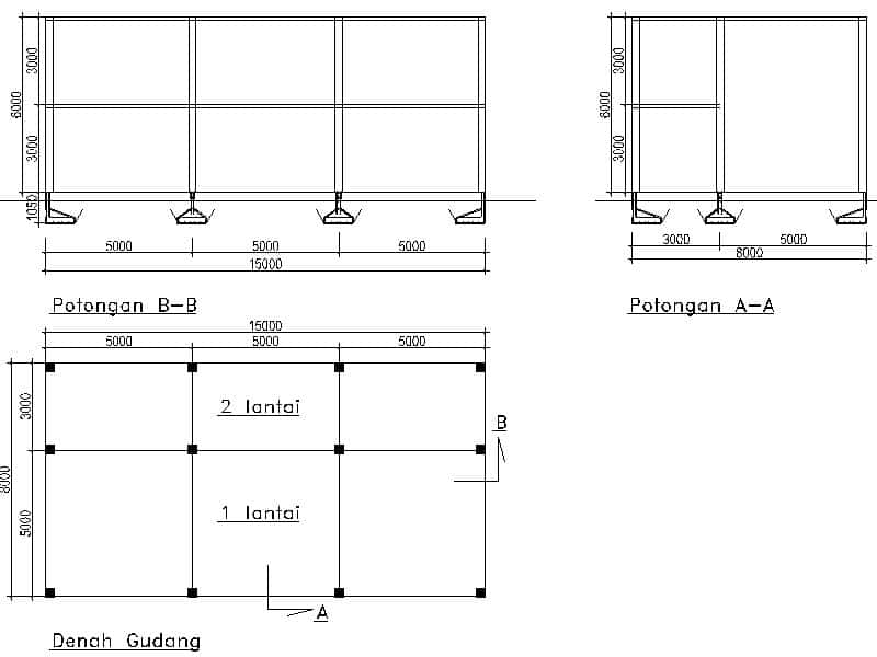 Detail Sloof Rumah 2 Lantai Nomer 14