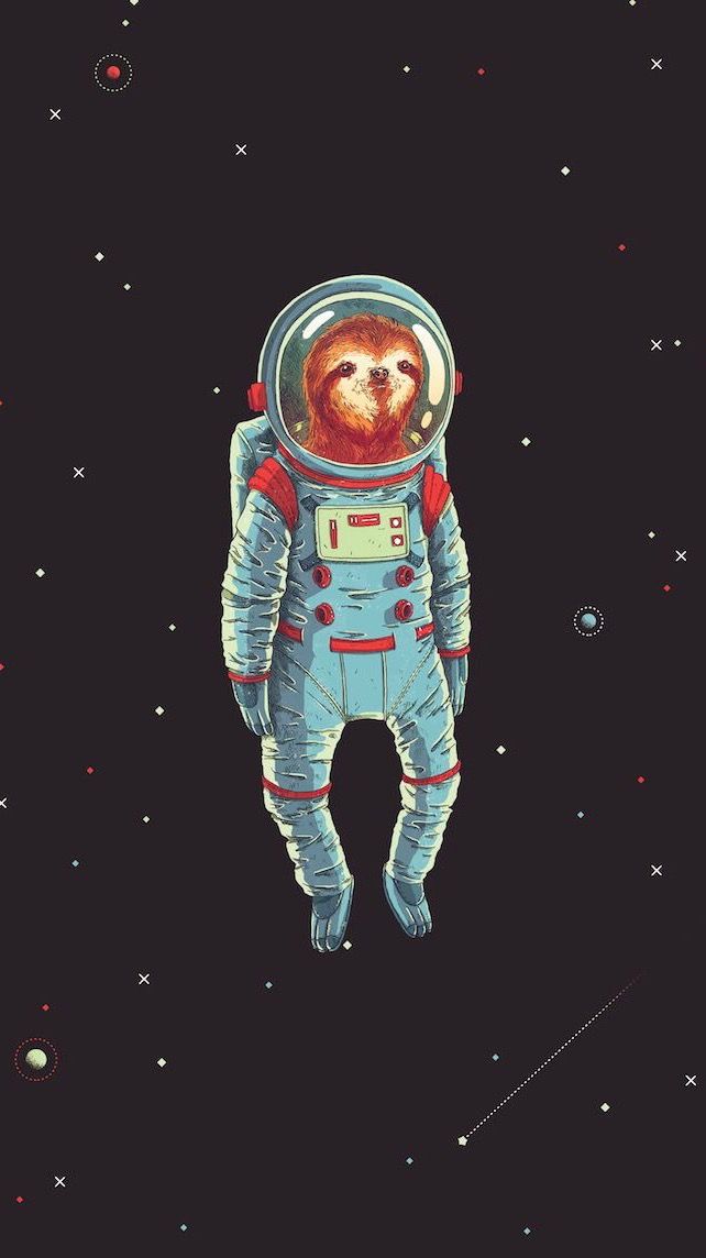 Detail Sloth Astronaut High Resolution Nomer 8