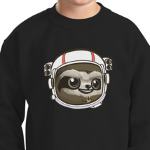 Detail Sloth Astronaut Sweater Nomer 27