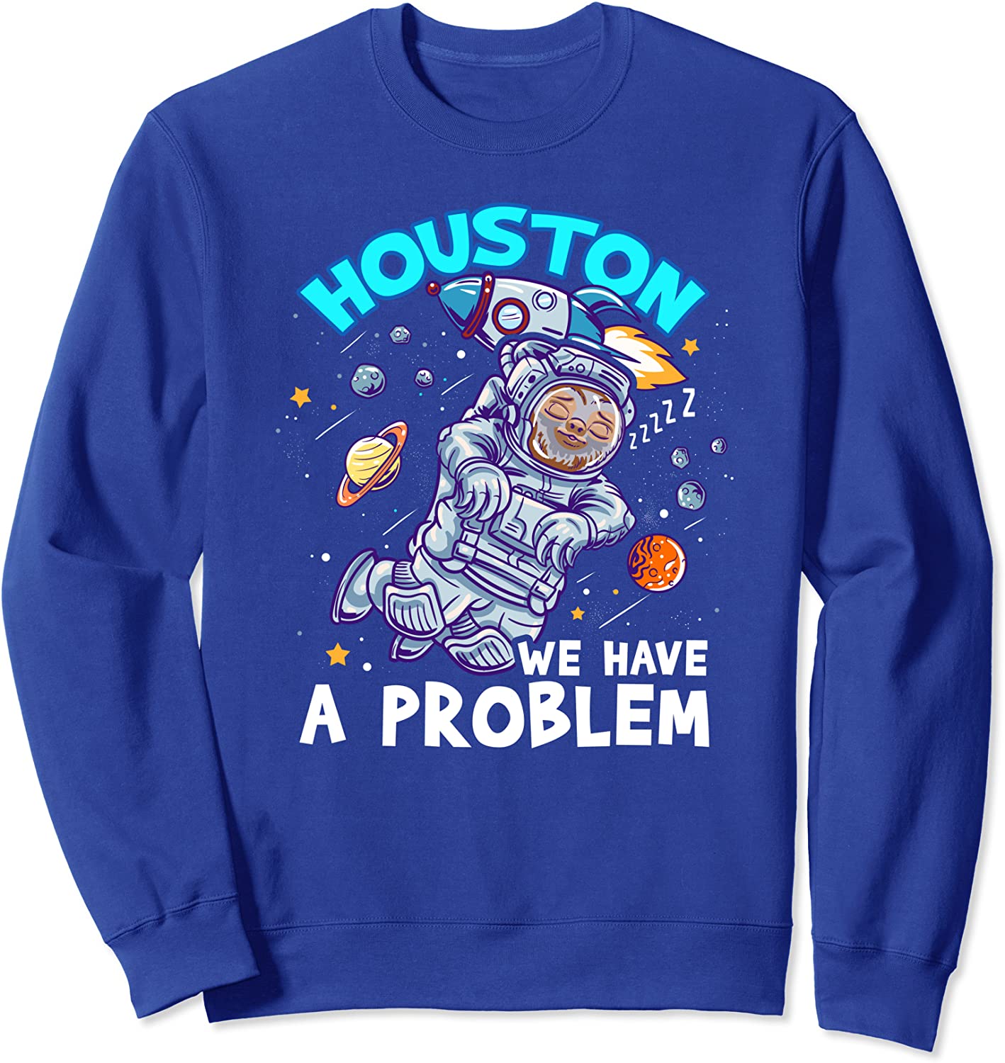 Detail Sloth Astronaut Sweater Nomer 5