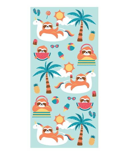 Detail Sloth Beach Towel Nomer 23