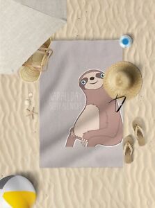 Detail Sloth Beach Towel Nomer 26