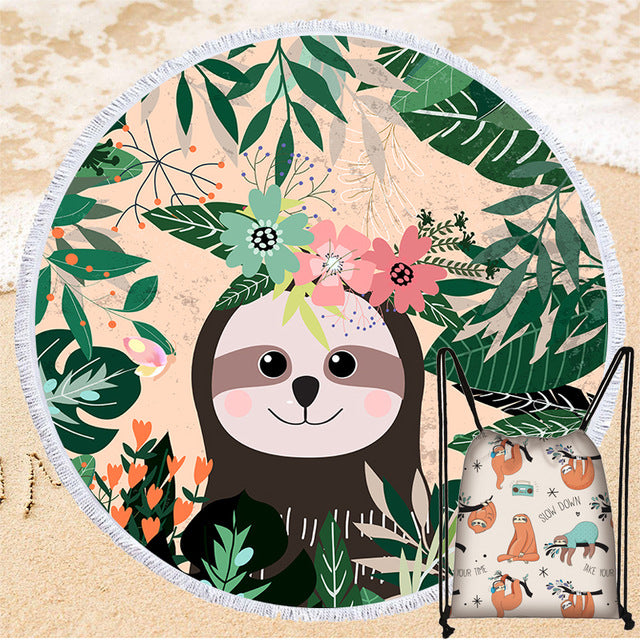 Detail Sloth Beach Towel Nomer 41