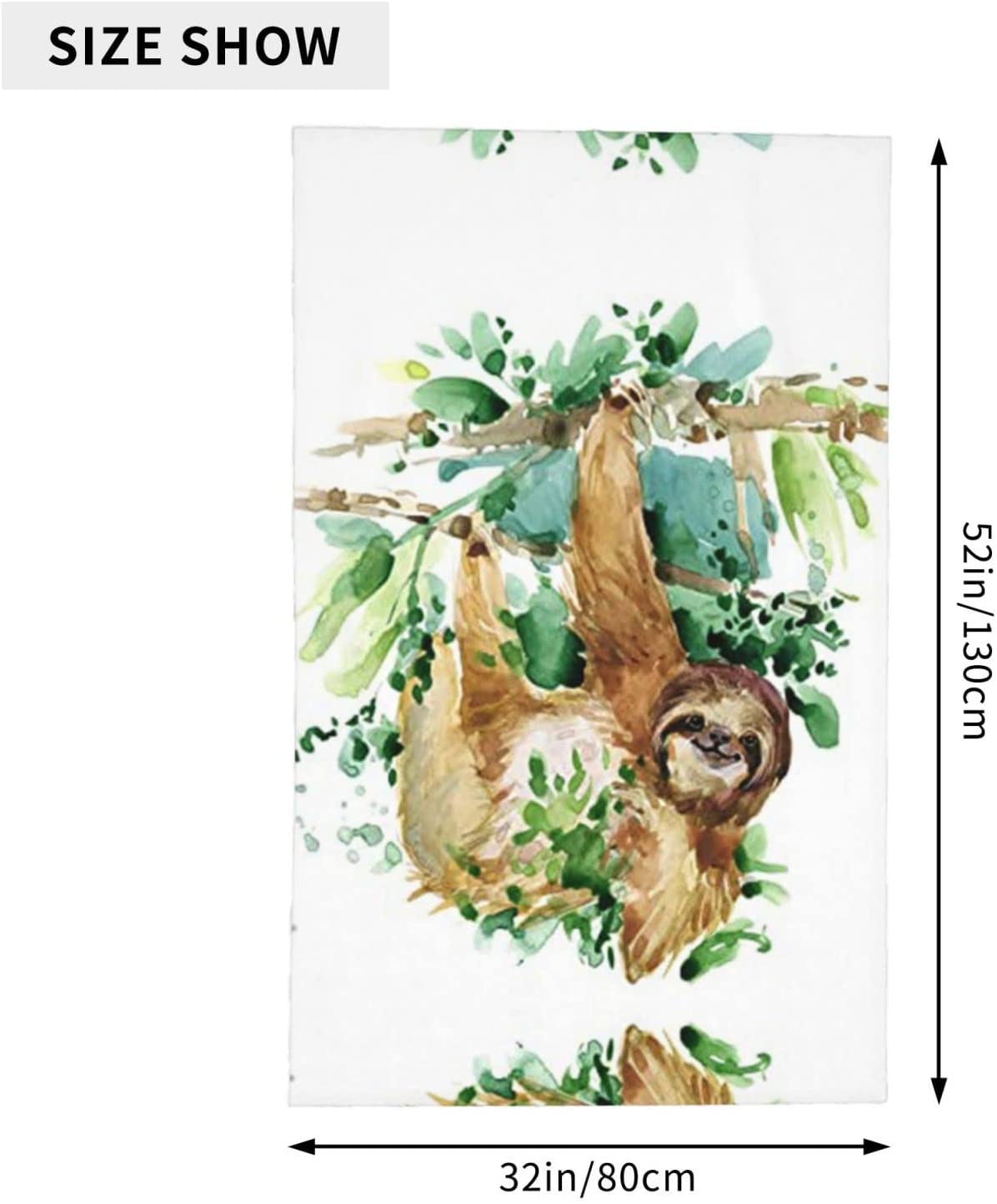 Detail Sloth Beach Towel Nomer 53