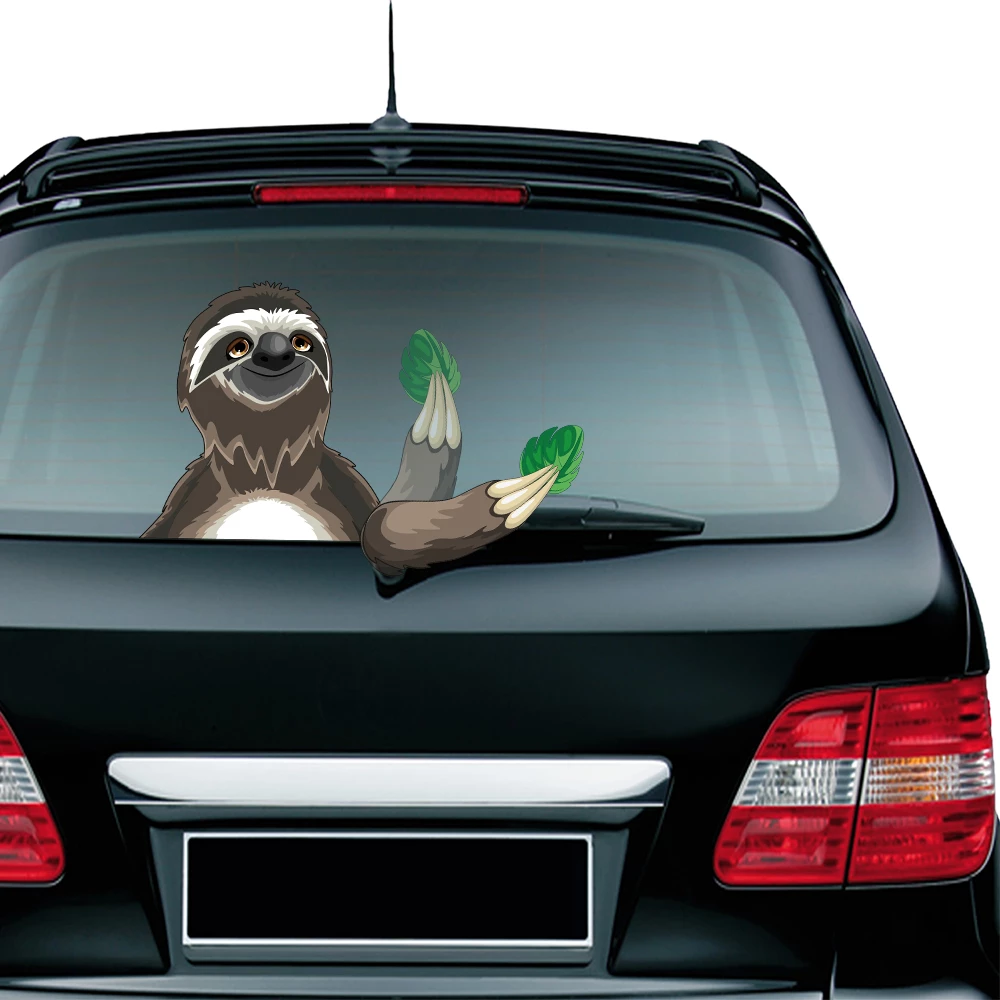 Detail Sloth Car Window Sticker Nomer 10