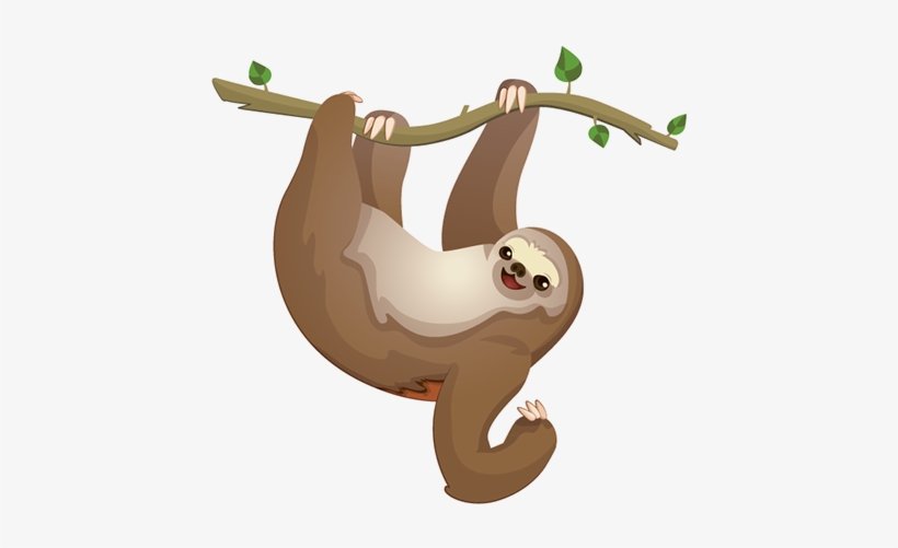 Sloth Clipart Png - KibrisPDR