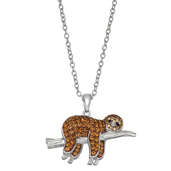 Sloth Diamond Necklace - KibrisPDR