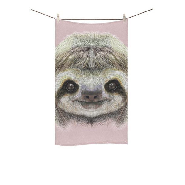 Detail Sloth Hand Towel Nomer 6