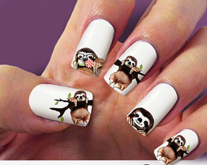 Detail Sloth Nail Designs Nomer 3