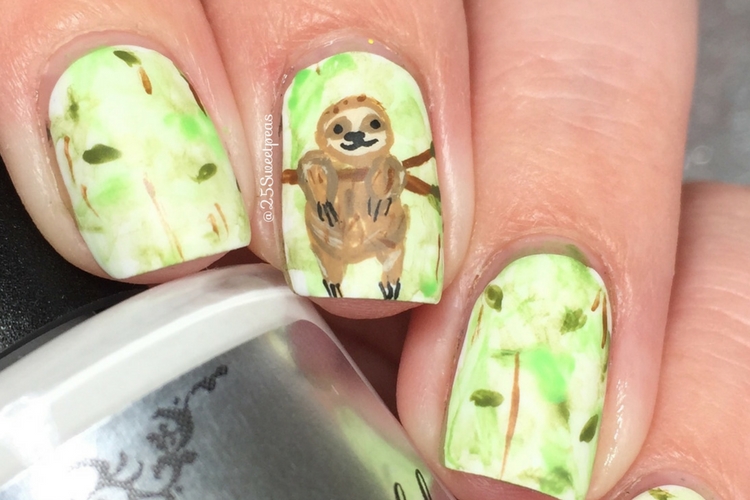 Detail Sloth Nail Designs Nomer 50