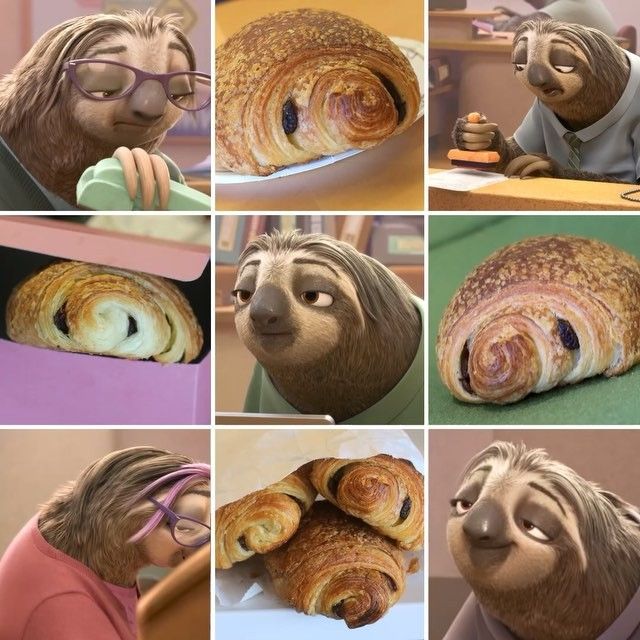 Detail Sloth Or Chocolate Croissant Nomer 5