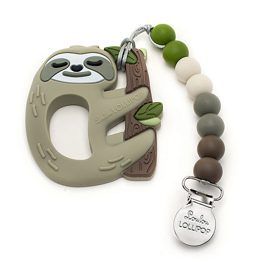 Detail Sloth Pacifier Clip Nomer 22