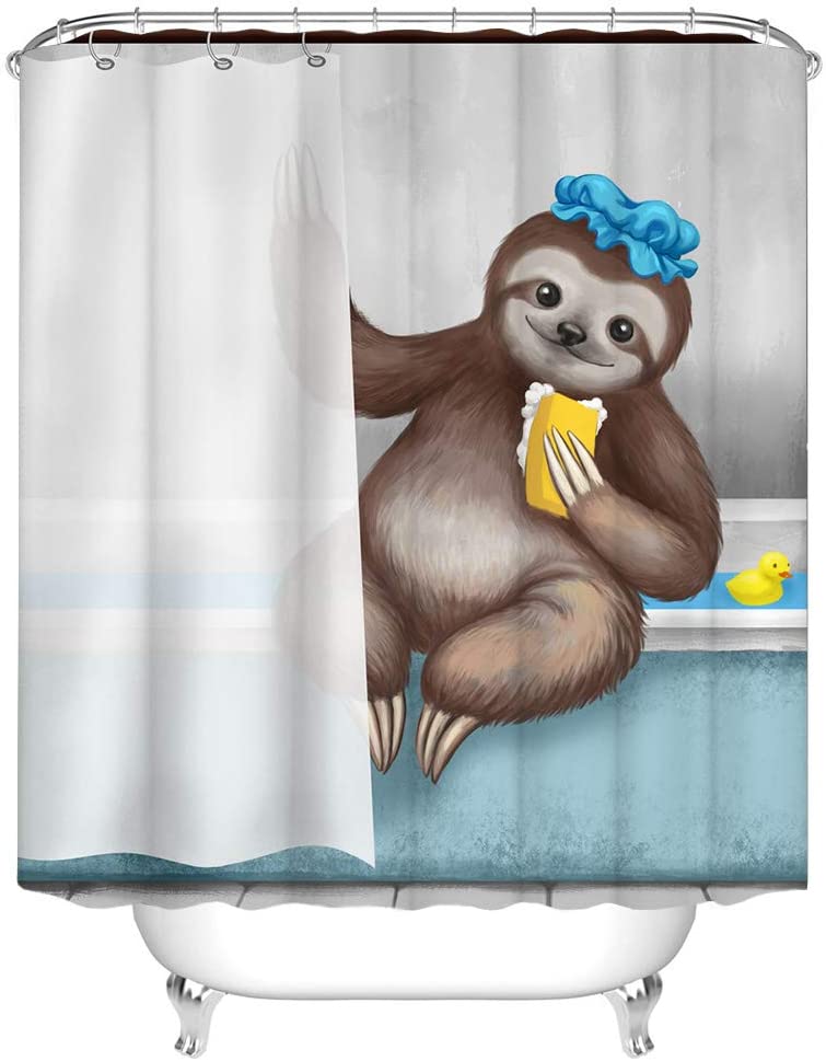 Detail Sloth Shower Curtain Hooks Nomer 11