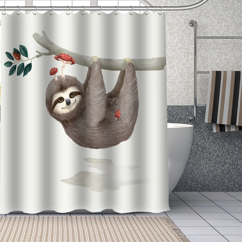 Detail Sloth Shower Curtain Hooks Nomer 14