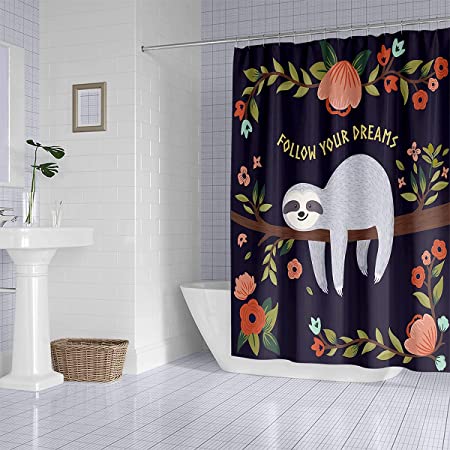 Detail Sloth Shower Curtain Hooks Nomer 15