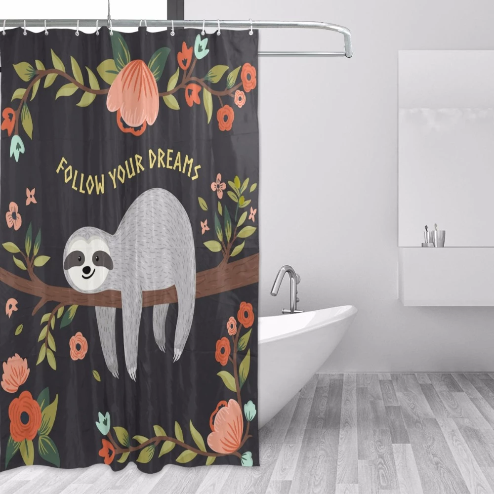 Detail Sloth Shower Curtain Hooks Nomer 16
