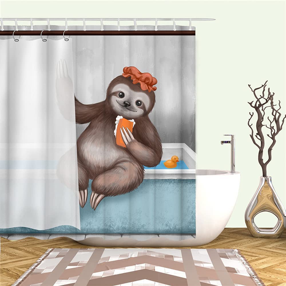 Detail Sloth Shower Curtain Hooks Nomer 18