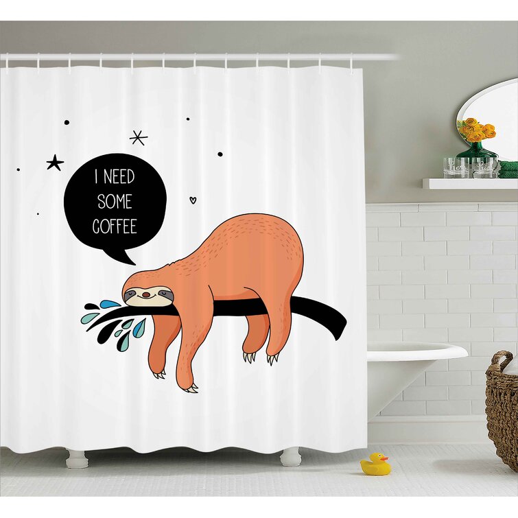 Detail Sloth Shower Curtain Hooks Nomer 3