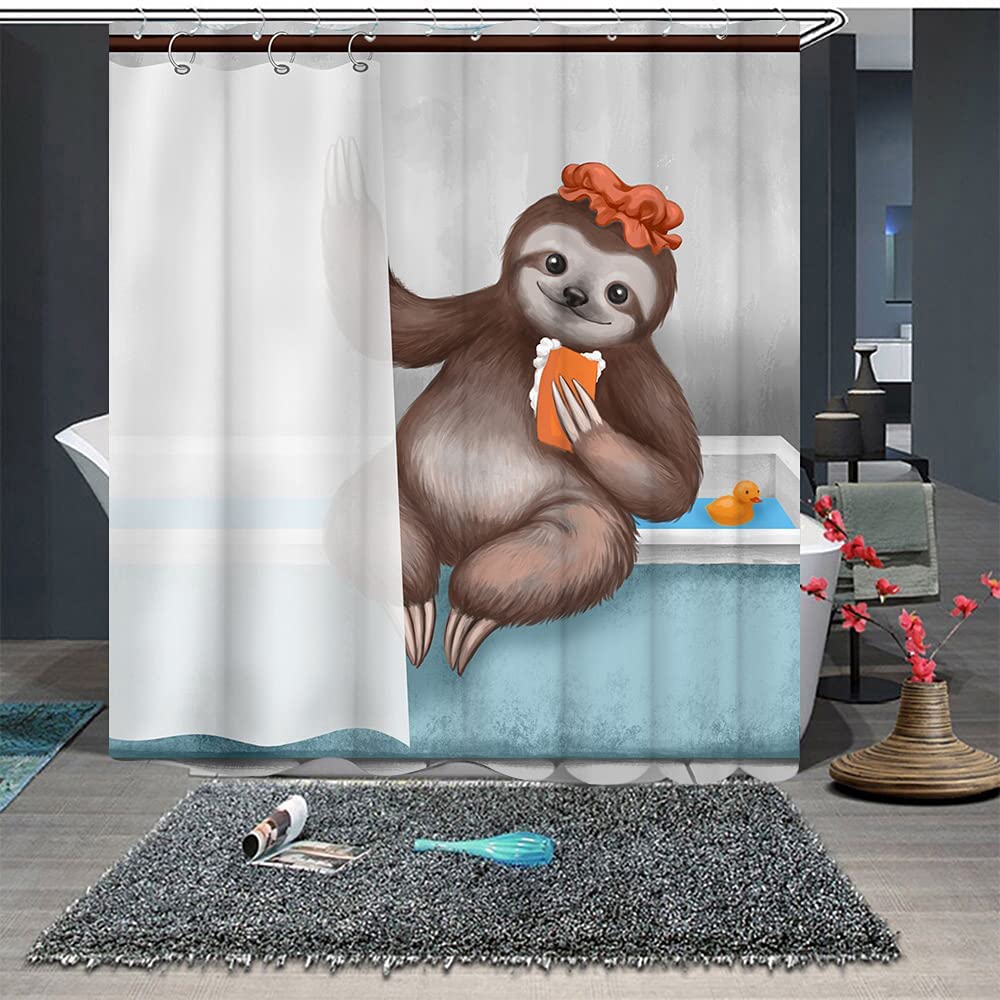 Detail Sloth Shower Curtain Hooks Nomer 22