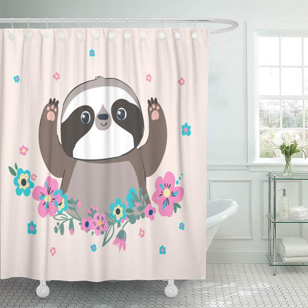 Detail Sloth Shower Curtain Hooks Nomer 31