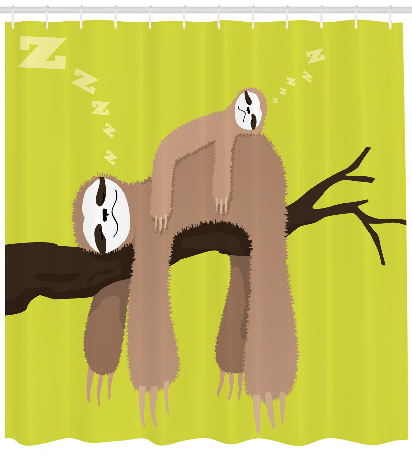 Detail Sloth Shower Curtain Hooks Nomer 34