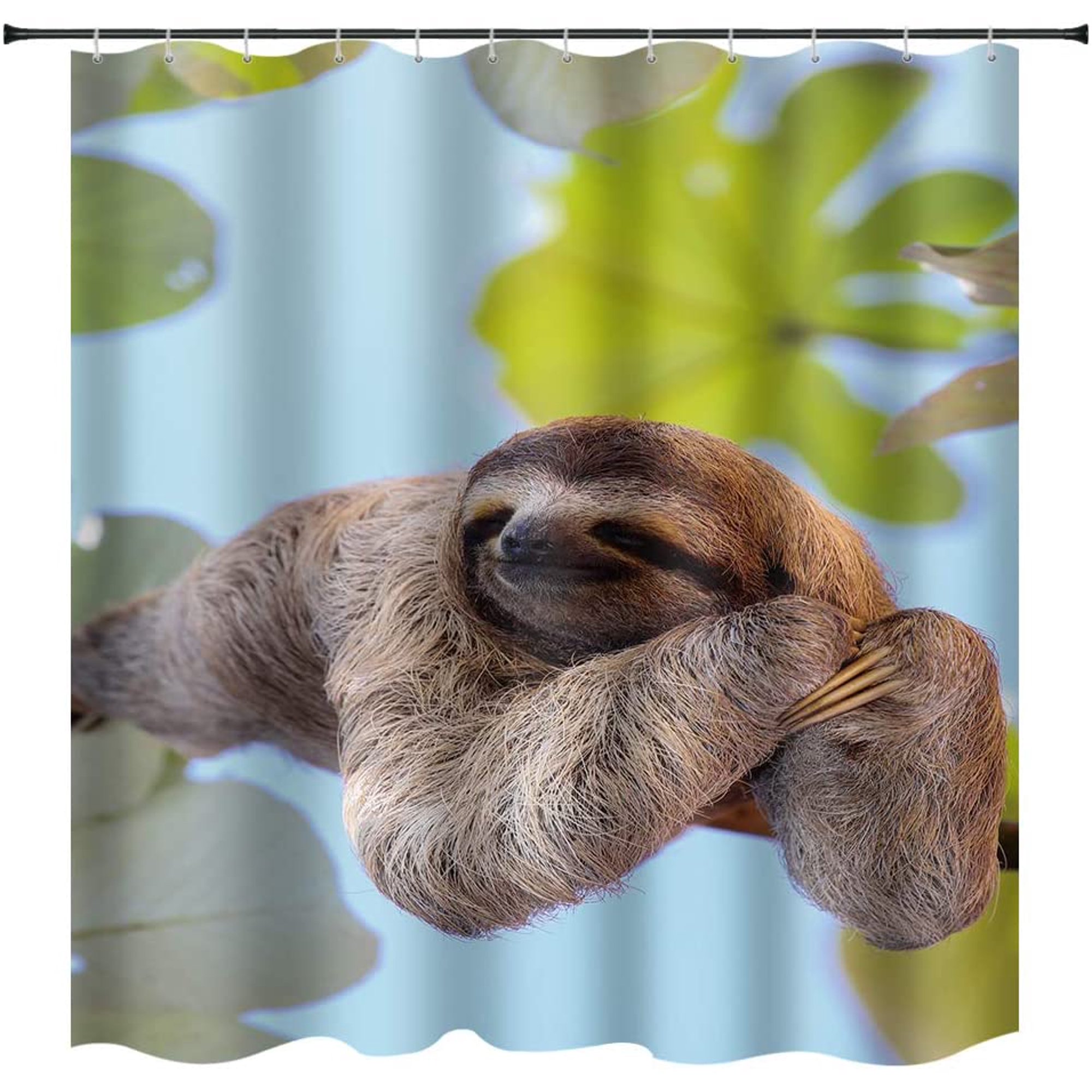 Detail Sloth Shower Curtain Hooks Nomer 42