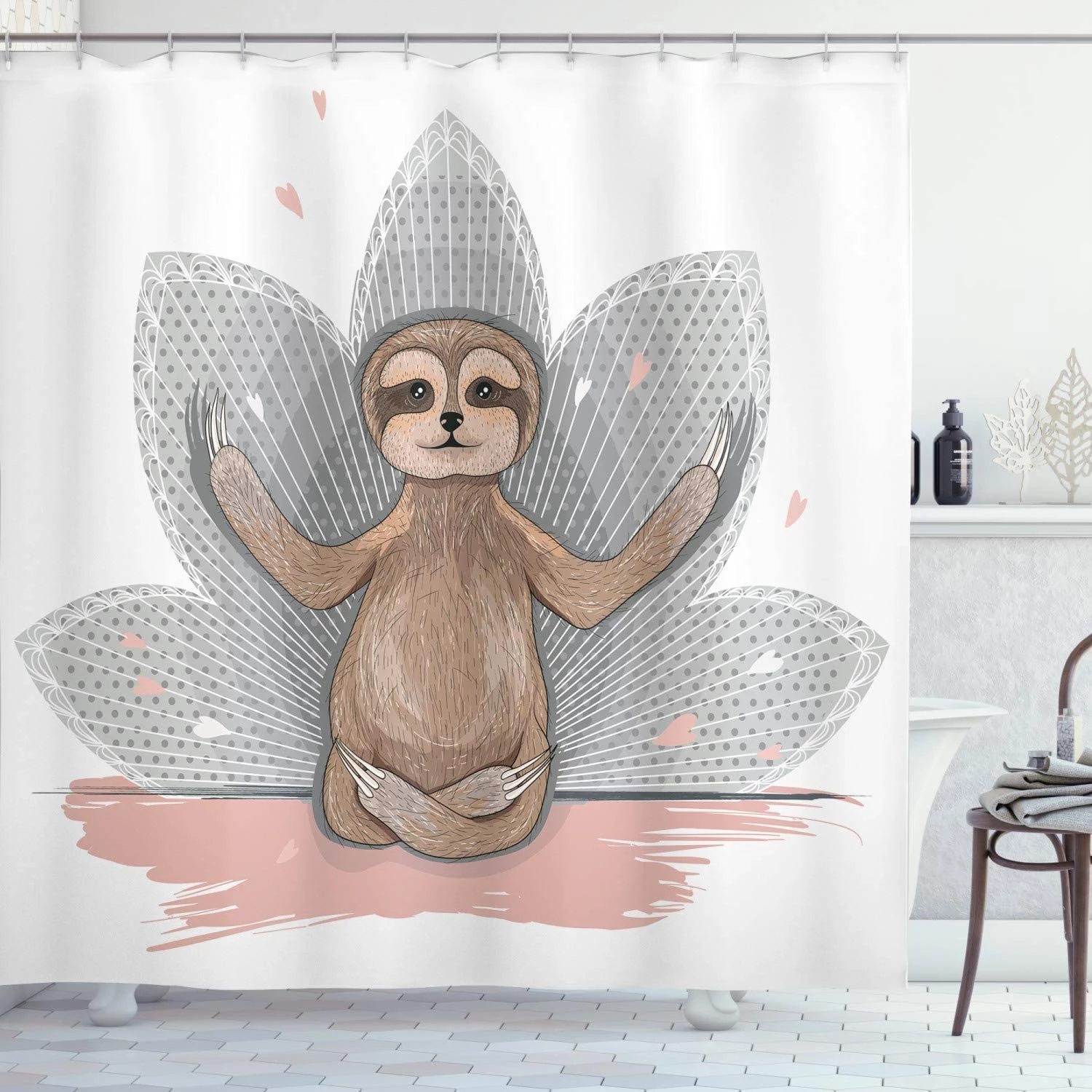 Detail Sloth Shower Curtain Hooks Nomer 46