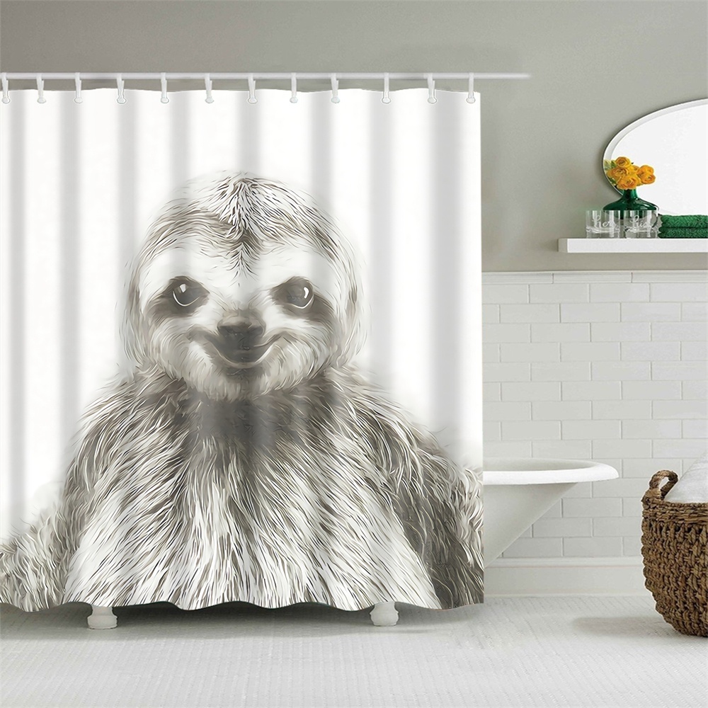 Detail Sloth Shower Curtain Hooks Nomer 60