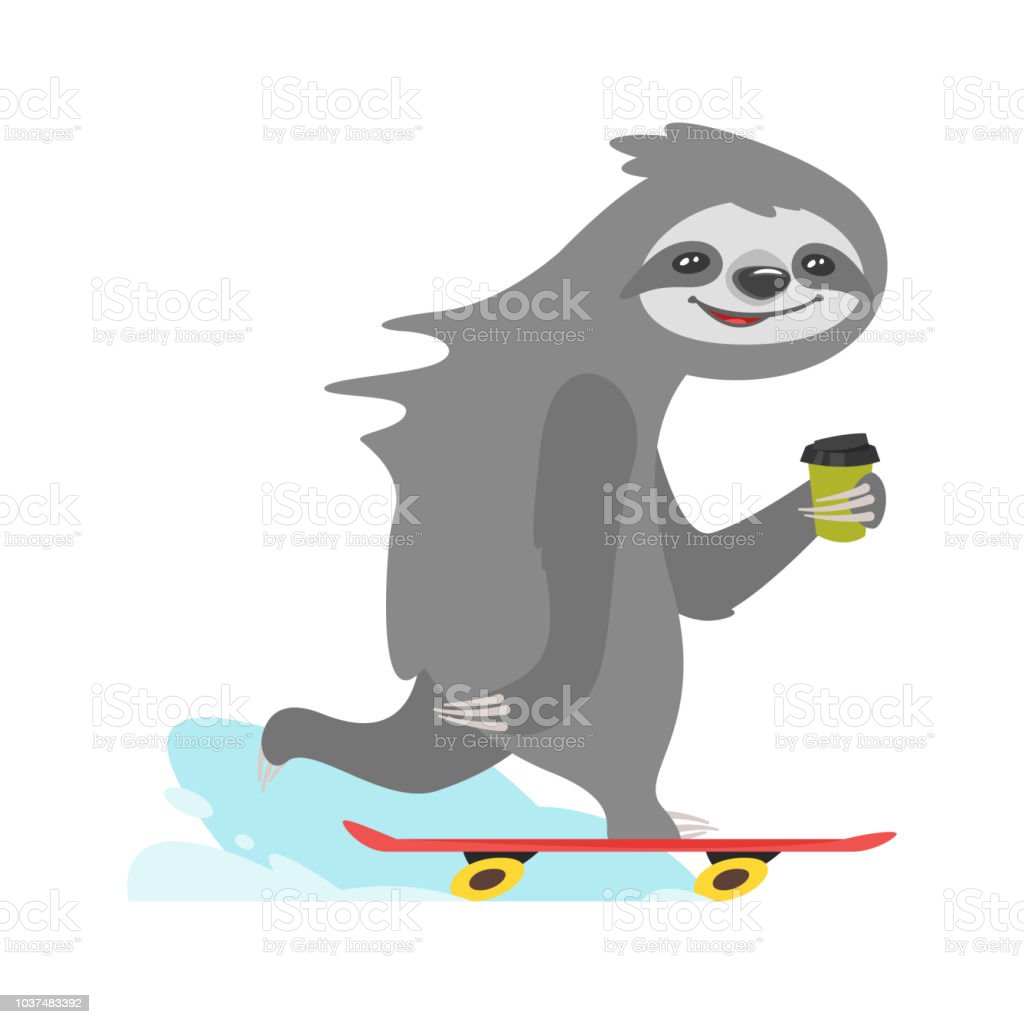 Detail Sloth Skateboard Nomer 48