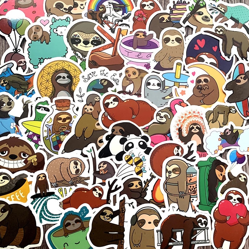 Detail Sloth Snowboard Nomer 35