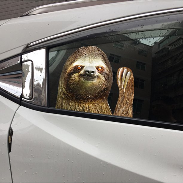 Sloth Sticker For Car Window - KibrisPDR