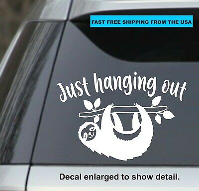 Detail Sloth Sticker For Car Window Nomer 26