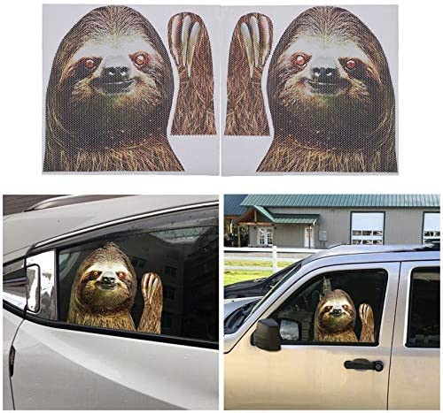 Detail Sloth Sticker For Car Window Nomer 4
