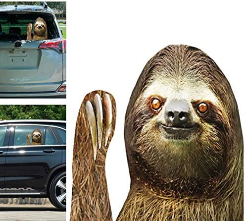 Detail Sloth Sticker For Car Window Nomer 35