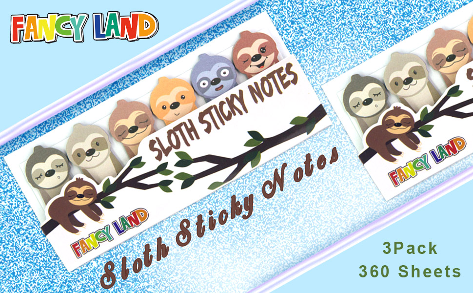 Detail Sloth Sticky Notes Nomer 3