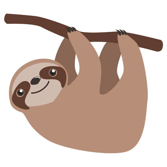 Detail Sloth Transparent Background Nomer 12