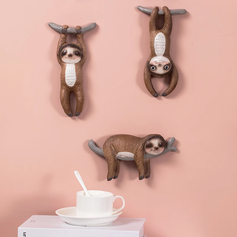 Detail Sloth Wall Hook Nomer 11