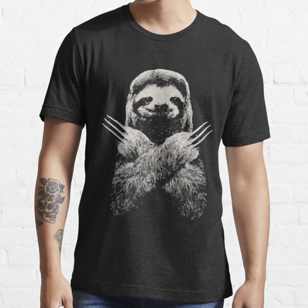 Detail Sloth Wolverine Shirt Nomer 4