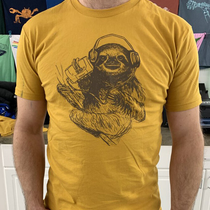 Detail Sloth Wolverine Shirt Nomer 58