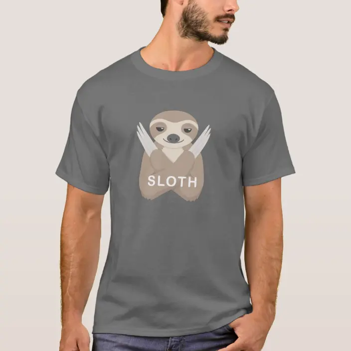 Detail Sloth Wolverine Shirt Nomer 8