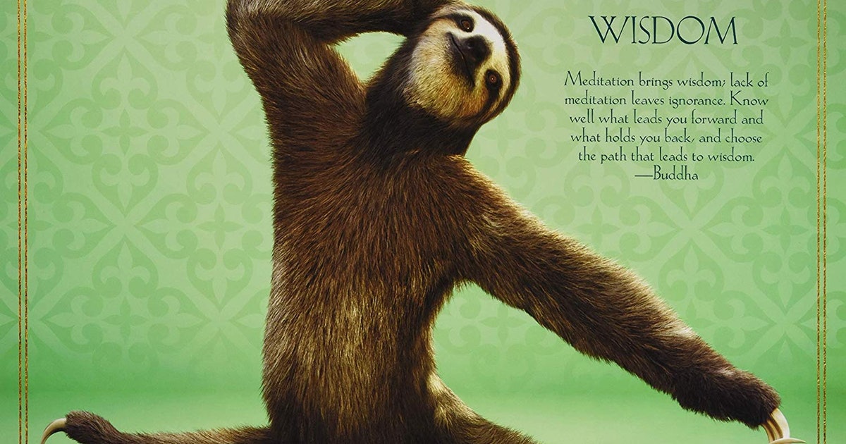 Detail Sloth Yoga Calendar Nomer 40