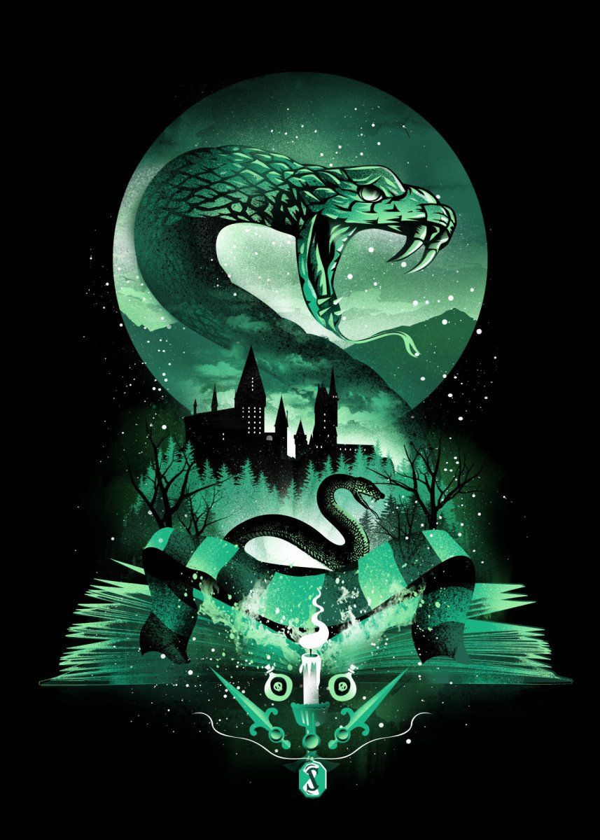 Detail Slytherin Wallpaper Hd Nomer 53