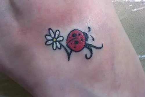 Detail Small Ladybug Tattoos Nomer 8