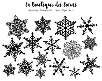 Detail Small Snowflake Clipart Nomer 19