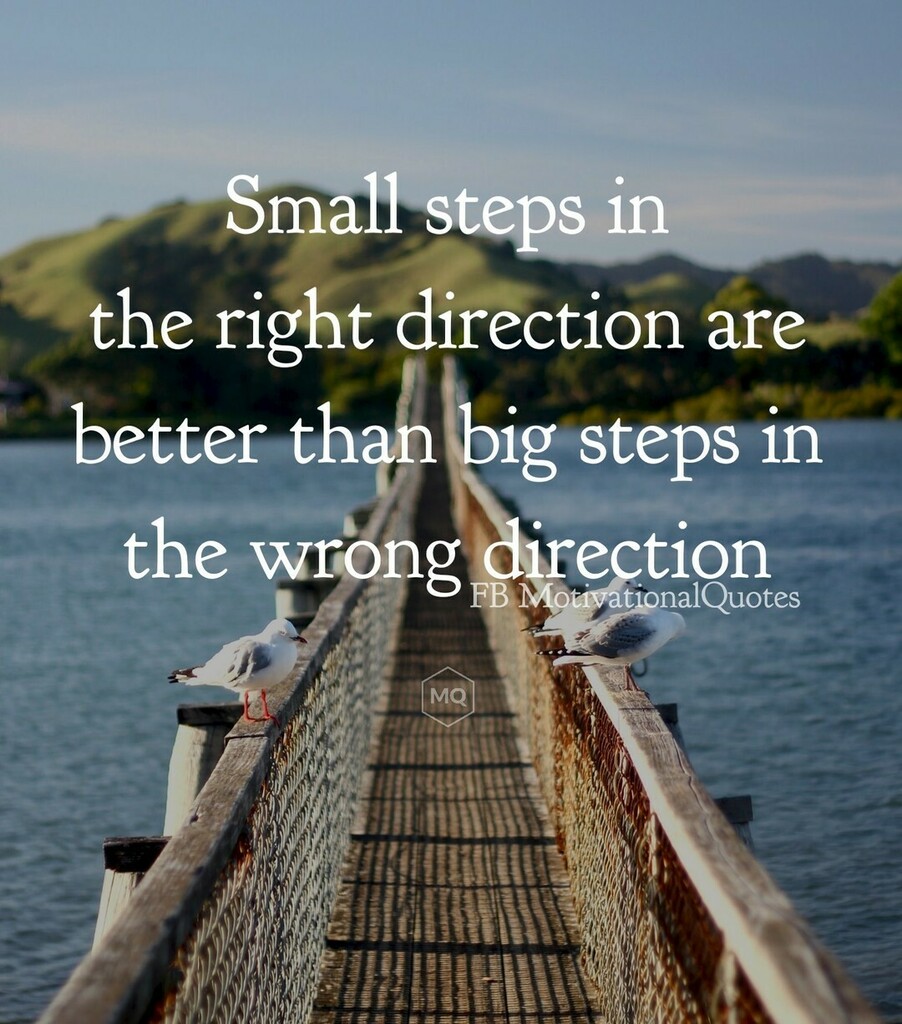 Detail Small Steps Quotes Nomer 8