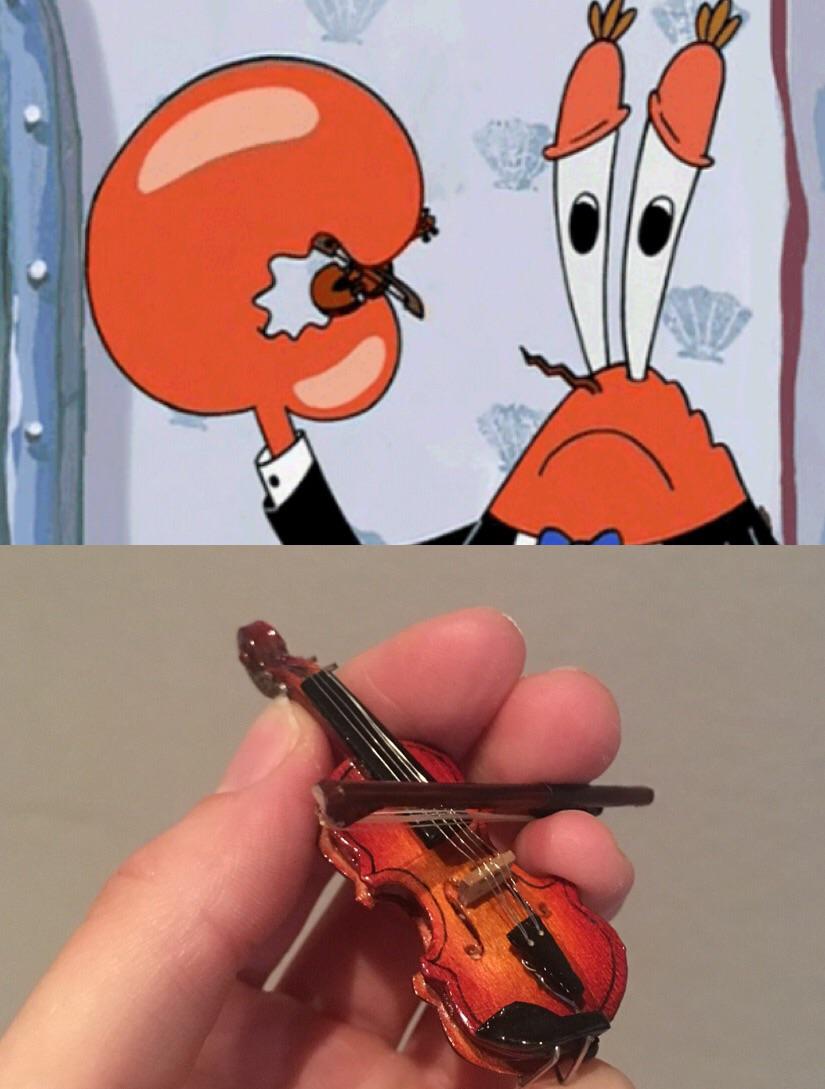 Detail Small Violin Spongebob Nomer 20